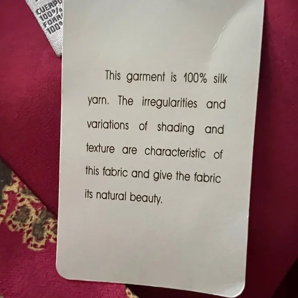 Vintage Jones New York Country 100% Silk Paisley Midi Skirt - Picture 5 of 10